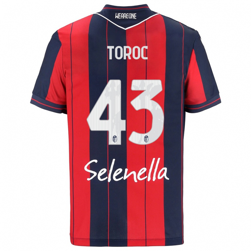 נשים אנדריי קאסיאן טורוק #43 אדום נייבי ג'רזי ביתית 2025/26 חולצה קצרה