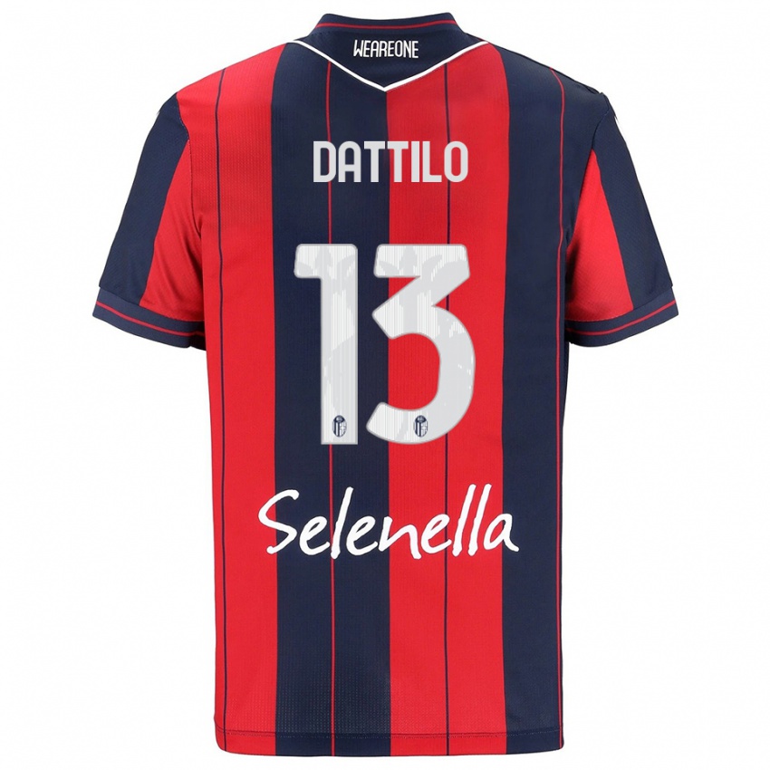 נשים Gabriel Dattilo #13 אדום נייבי ג'רזי ביתית 2025/26 חולצה קצרה