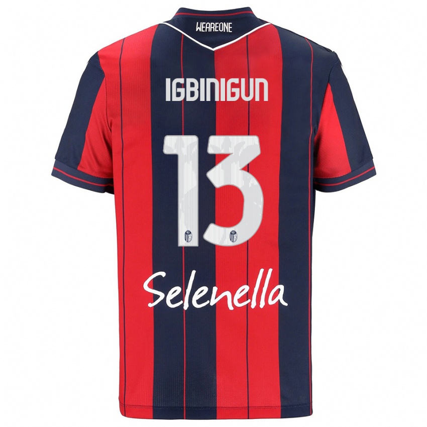 נשים ג׳יימס אייסוסה איגביניגון #13 אדום נייבי ג'רזי ביתית 2025/26 חולצה קצרה