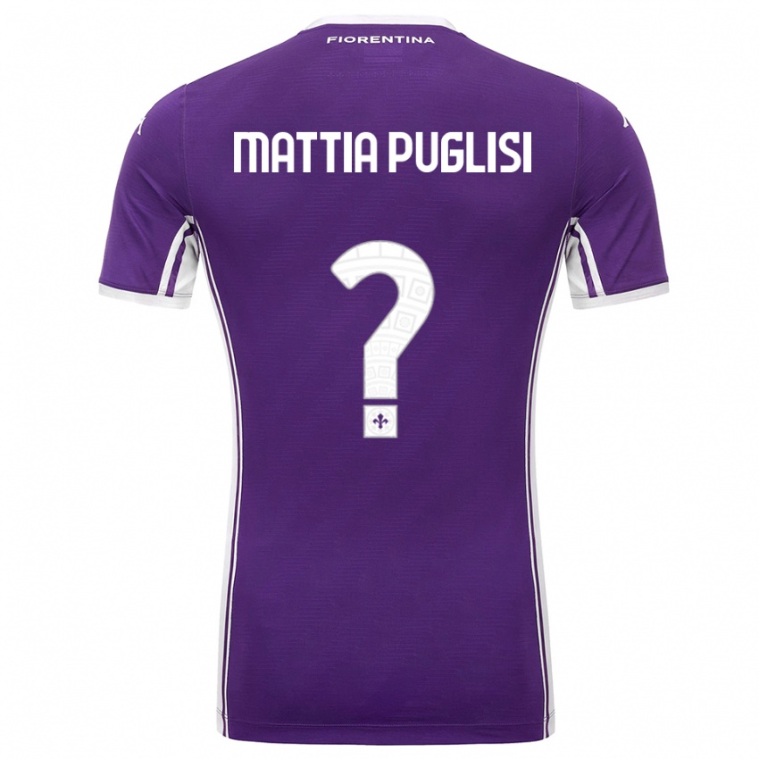 נשים Luca Mattia Puglisi #0 סגול לבן ג'רזי ביתית 2025/26 חולצה קצרה