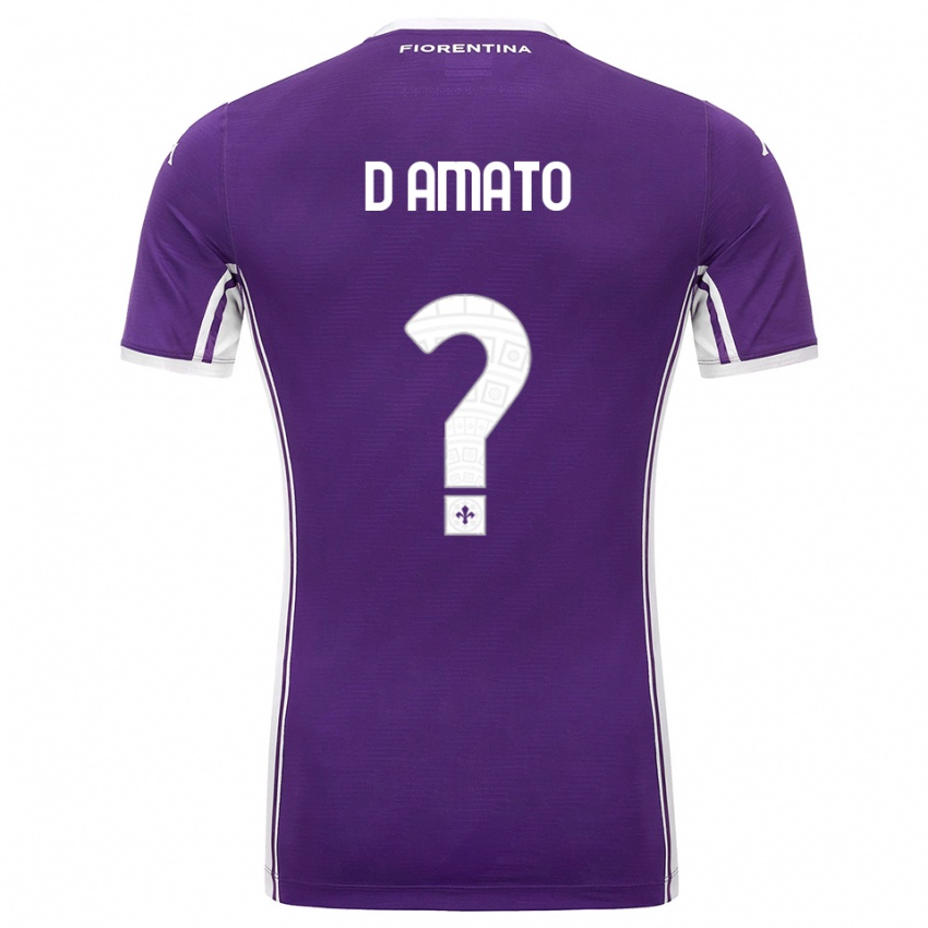 נשים גבריאלה ד'אמאטו #0 סגול לבן ג'רזי ביתית 2025/26 חולצה קצרה