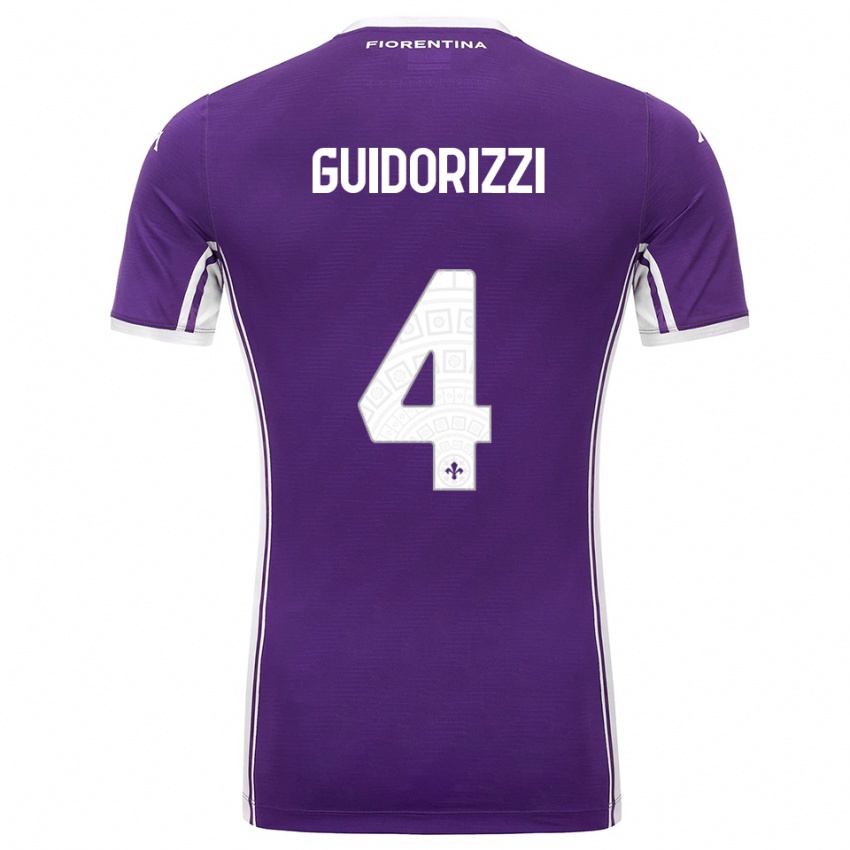 נשים ריקרדו גידוריצי #4 סגול לבן ג'רזי ביתית 2025/26 חולצה קצרה