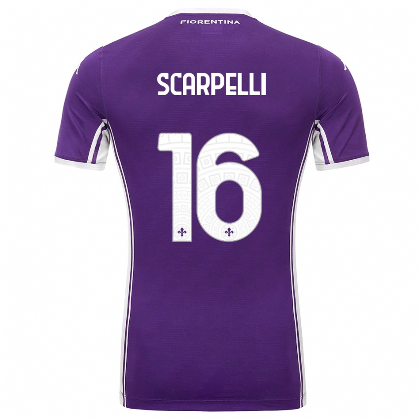 נשים דייגו סקרפלי #16 סגול לבן ג'רזי ביתית 2025/26 חולצה קצרה