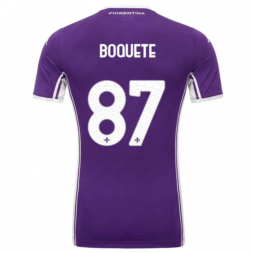 נשים ורוניקה בוקטה #87 סגול לבן ג'רזי ביתית 2025/26 חולצה קצרה