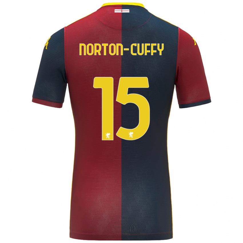 נשים ברוק נורטון-קאפי #15 אדום כחול מלכותי ג'רזי ביתית 2025/26 חולצה קצרה