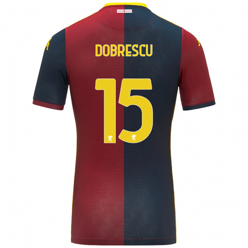 נשים Ianis Dobrescu #15 אדום כחול מלכותי ג'רזי ביתית 2025/26 חולצה קצרה