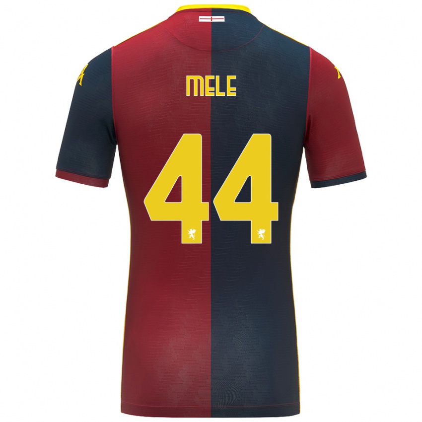 נשים Chiara Mele #44 אדום כחול מלכותי ג'רזי ביתית 2025/26 חולצה קצרה