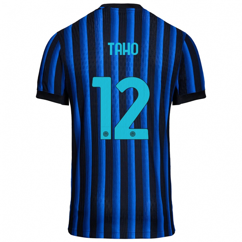 נשים אליין טאהו #12 שחור כחול ג'רזי ביתית 2025/26 חולצה קצרה