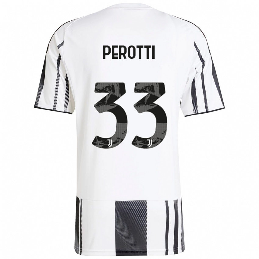 נשים קלמנטה פרוטי #33 לבן שחור ג'רזי ביתית 2025/26 חולצה קצרה