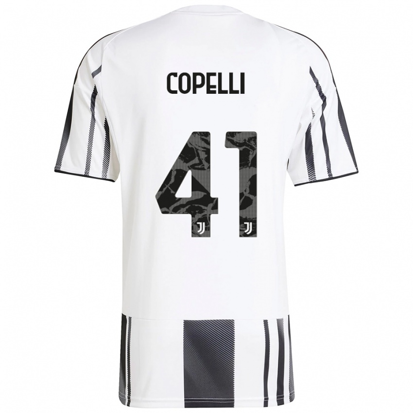 נשים אנה קופלי #41 לבן שחור ג'רזי ביתית 2025/26 חולצה קצרה