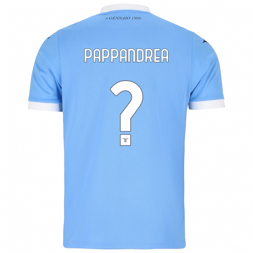 נשים Filippo Pappandrea #0 תכלת לבן ג'רזי ביתית 2025/26 חולצה קצרה