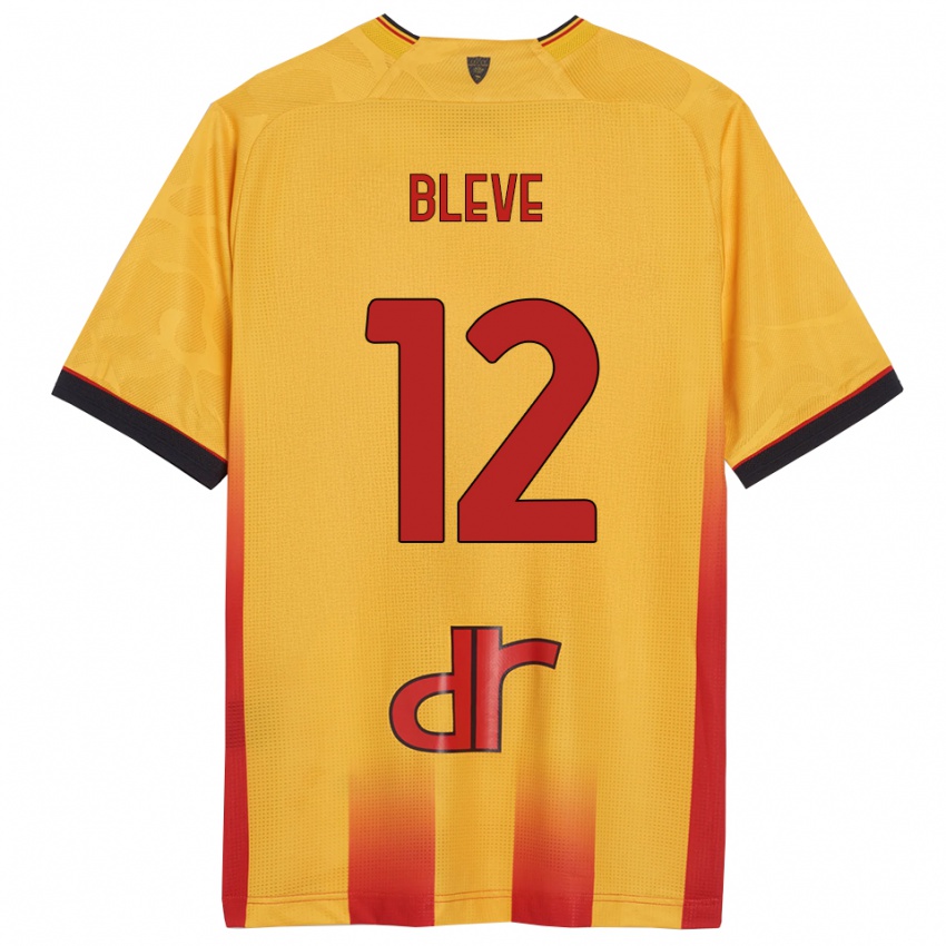 נשים Daniele Bleve #12 צהוב כתום ג'רזי ביתית 2025/26 חולצה קצרה