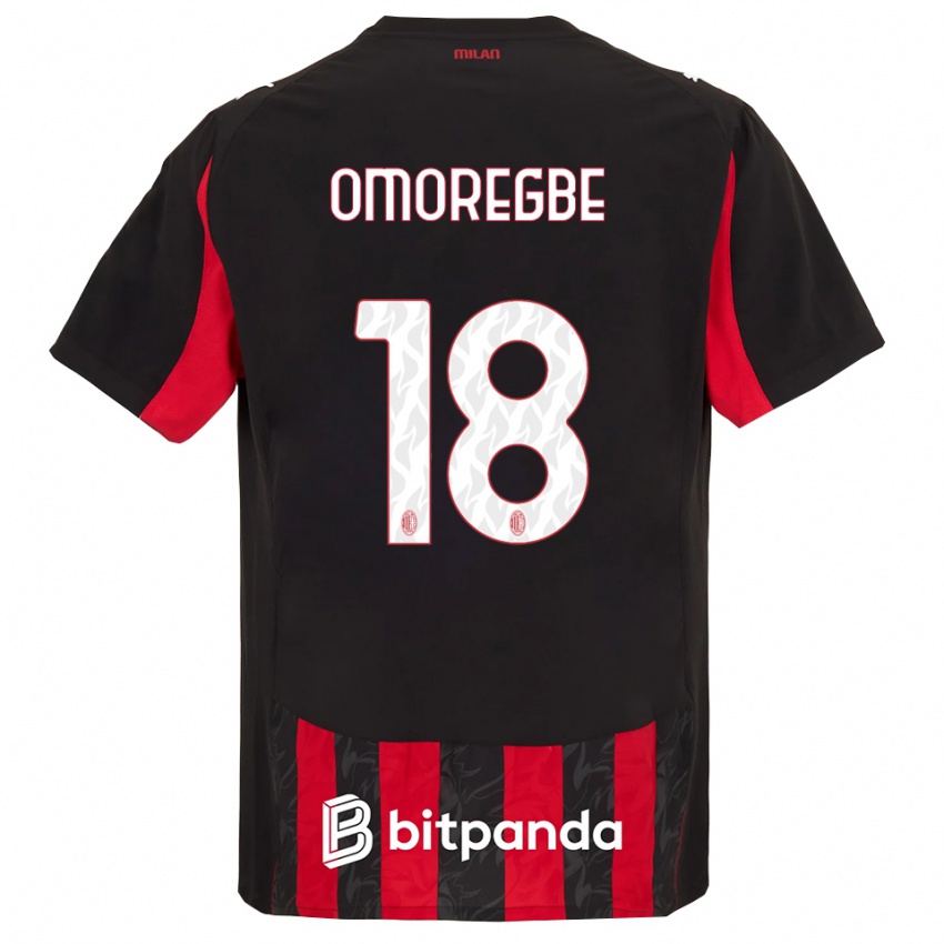 נשים בוב מרפי אומורגב #18 אדום שחור ג'רזי ביתית 2025/26 חולצה קצרה