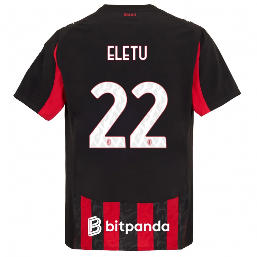 נשים ויקטור אלאטו #22 אדום שחור ג'רזי ביתית 2025/26 חולצה קצרה