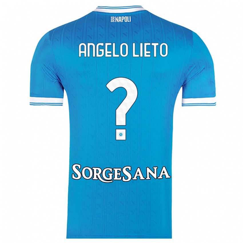 נשים אנג'לו ליטו #0 תכלת לבן ג'רזי ביתית 2025/26 חולצה קצרה