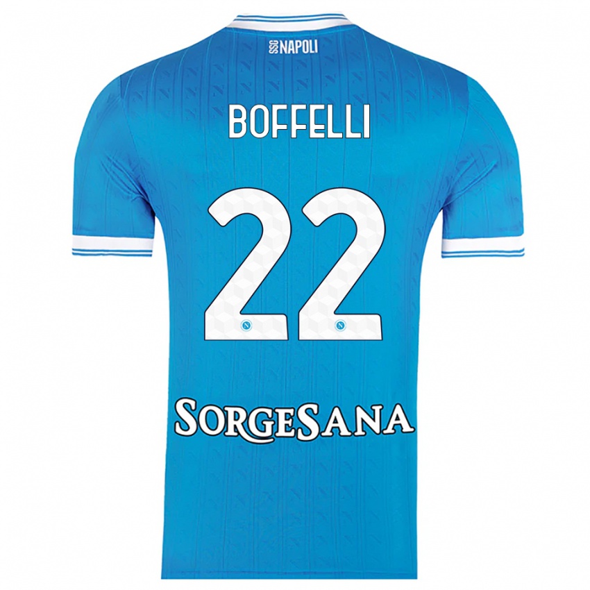 נשים ולריו בופלי #22 תכלת לבן ג'רזי ביתית 2025/26 חולצה קצרה