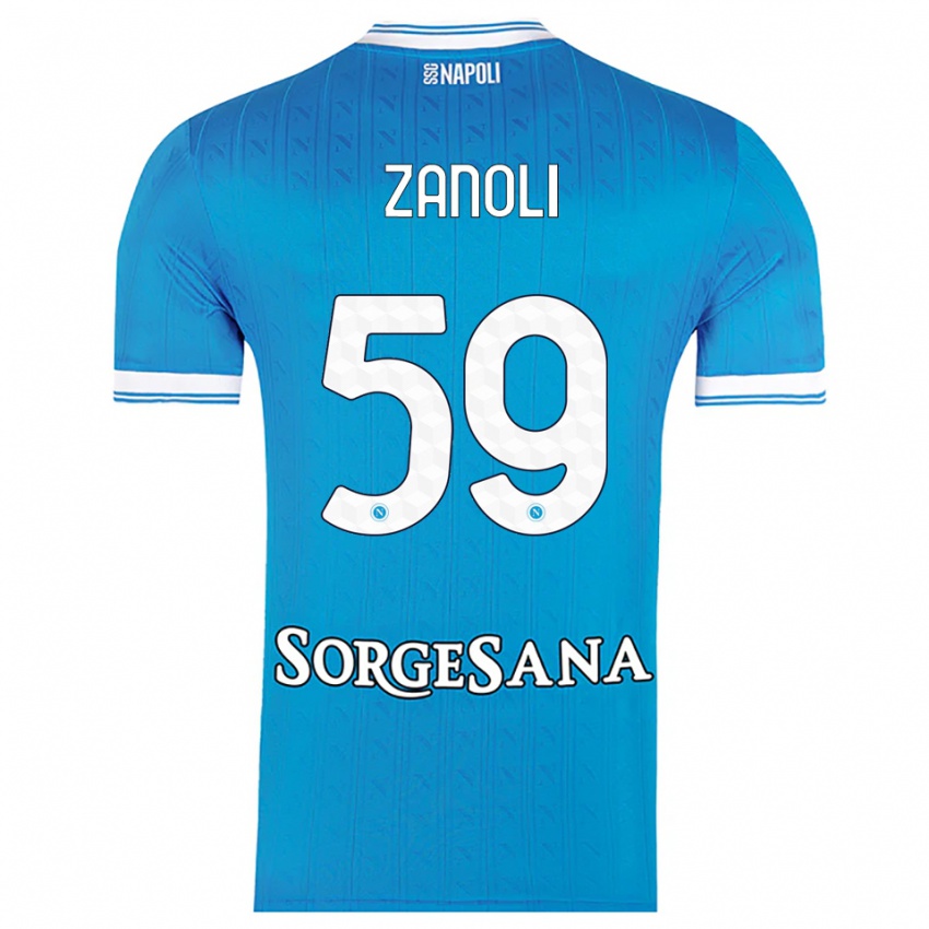 נשים אלסנדרו זנולי #59 תכלת לבן ג'רזי ביתית 2025/26 חולצה קצרה