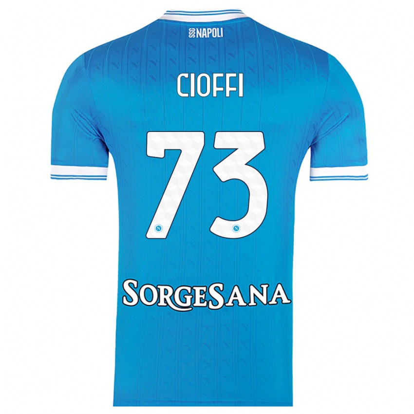 נשים אנטוניו צ'ופי #73 תכלת לבן ג'רזי ביתית 2025/26 חולצה קצרה