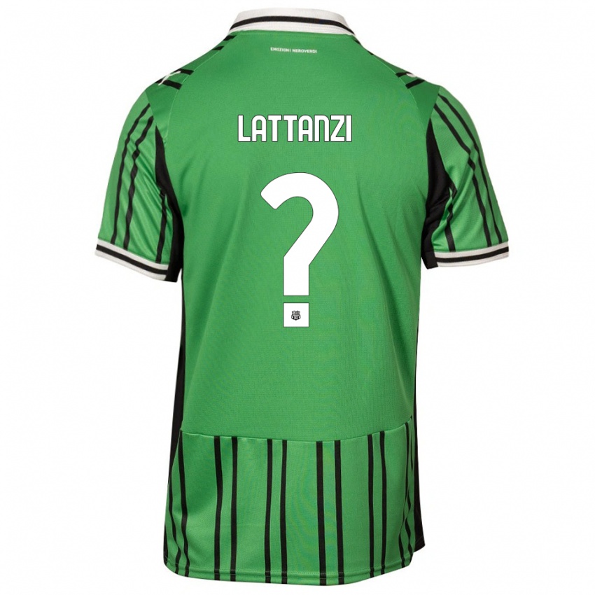 נשים Luca Lattanzi #0 ירוק שחור ג'רזי ביתית 2025/26 חולצה קצרה