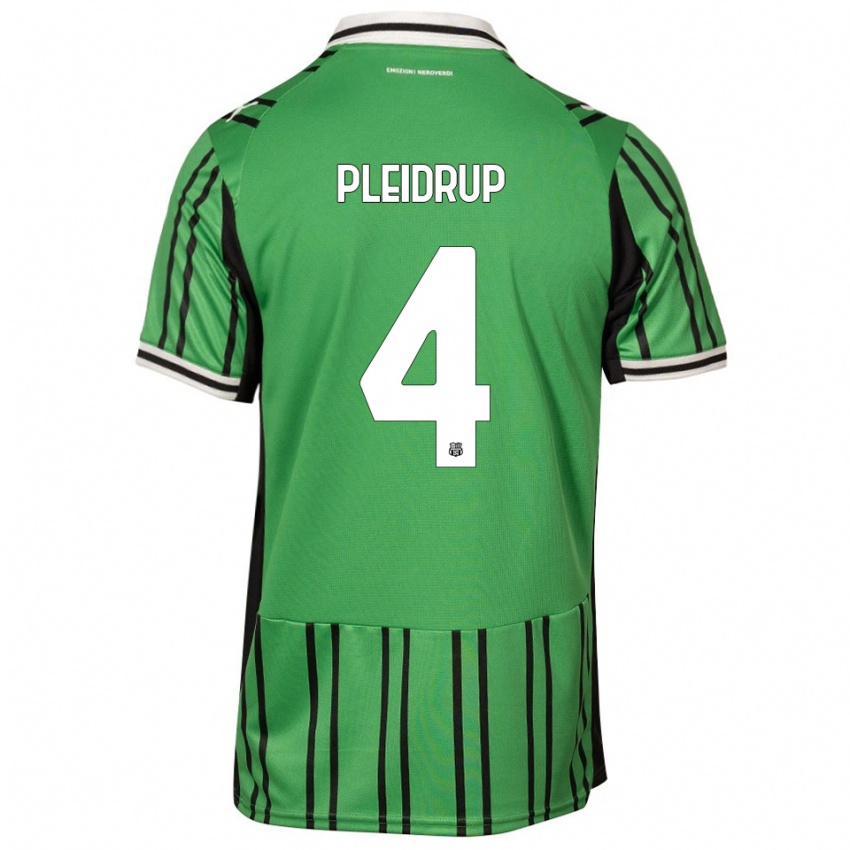 נשים Caroline Pleidrup #4 ירוק שחור ג'רזי ביתית 2025/26 חולצה קצרה