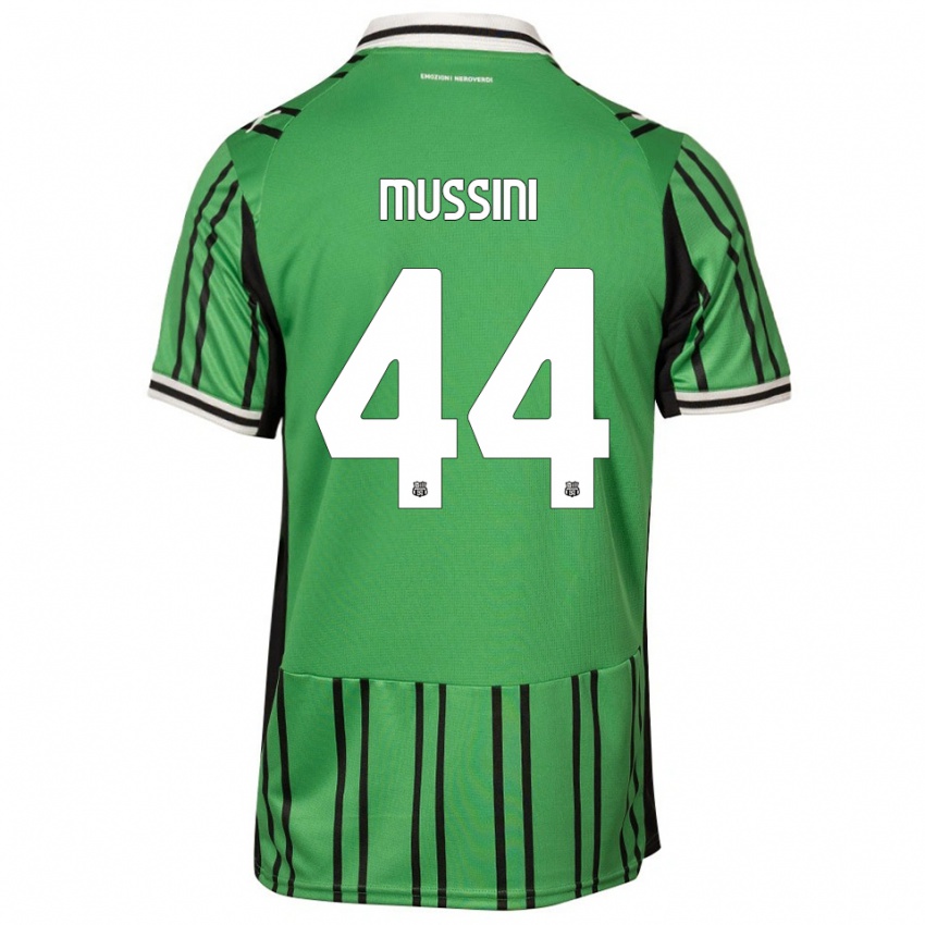 נשים Andrea Mussini #44 ירוק שחור ג'רזי ביתית 2025/26 חולצה קצרה