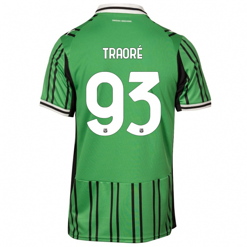 נשים קדידיה טראורה #93 ירוק שחור ג'רזי ביתית 2025/26 חולצה קצרה