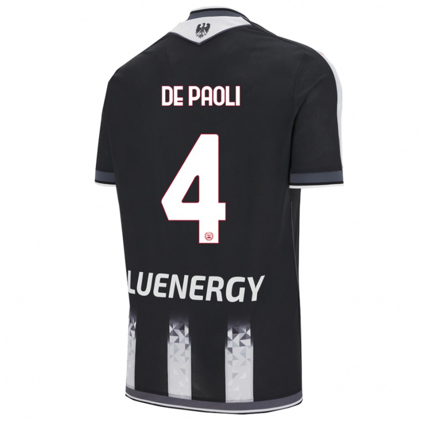 נשים Cristiano De Paoli #4 שחור לבן ג'רזי ביתית 2025/26 חולצה קצרה