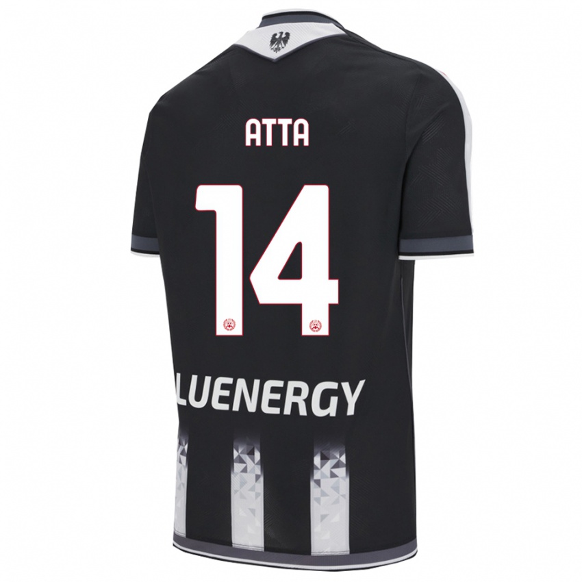 נשים ארתור אטה #14 שחור לבן ג'רזי ביתית 2025/26 חולצה קצרה