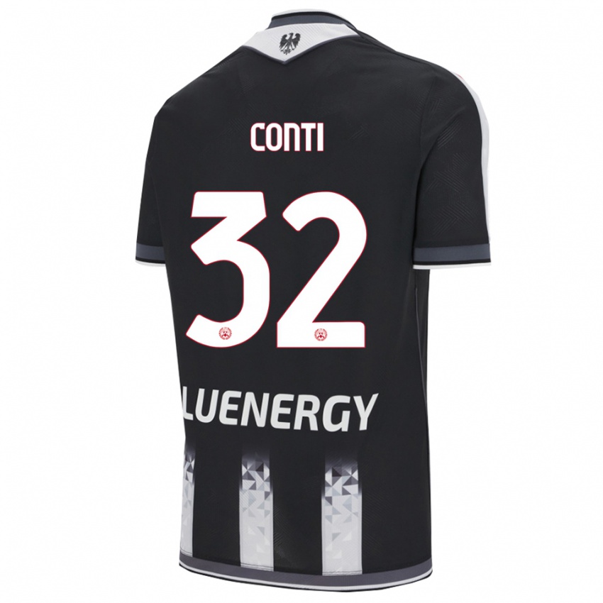 נשים Manuel Conti #32 שחור לבן ג'רזי ביתית 2025/26 חולצה קצרה