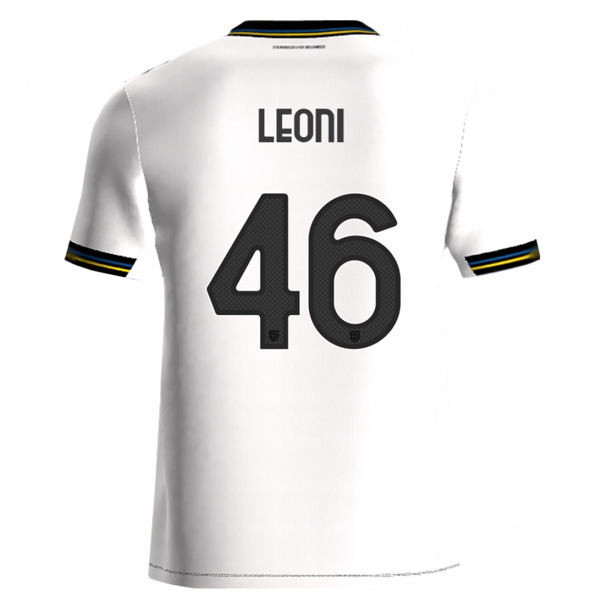נשים ג'ובאני לאוני #46 לבן שחור ג'רזי ביתית 2025/26 חולצה קצרה