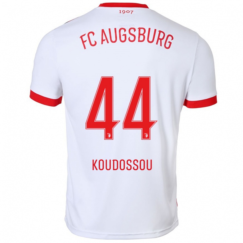 נשים הנרי קודוסו #44 לבן אדום ג'רזי ביתית 2025/26 חולצה קצרה