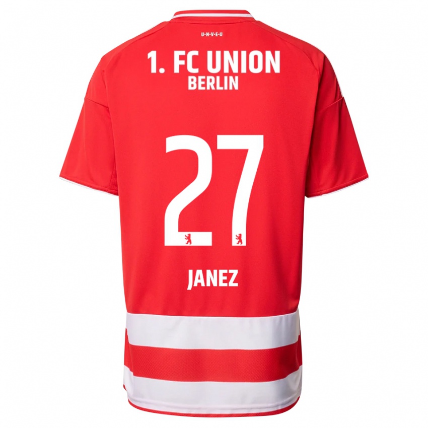 נשים קורינה ג׳נז #27 אדום לבן ג'רזי ביתית 2025/26 חולצה קצרה