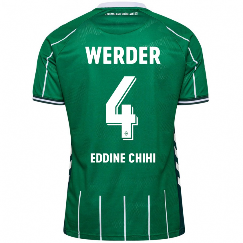 נשים דהיה אדין שיחי #4 ירוק לבן ג'רזי ביתית 2025/26 חולצה קצרה