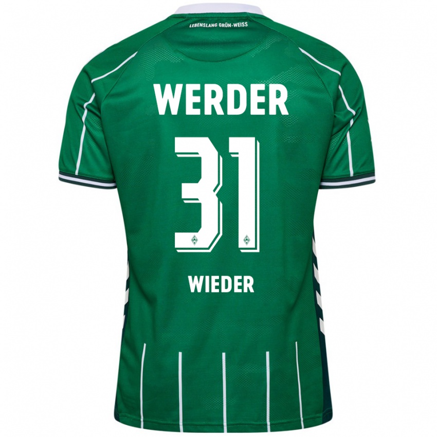 נשים ורנה וידר #31 ירוק לבן ג'רזי ביתית 2025/26 חולצה קצרה