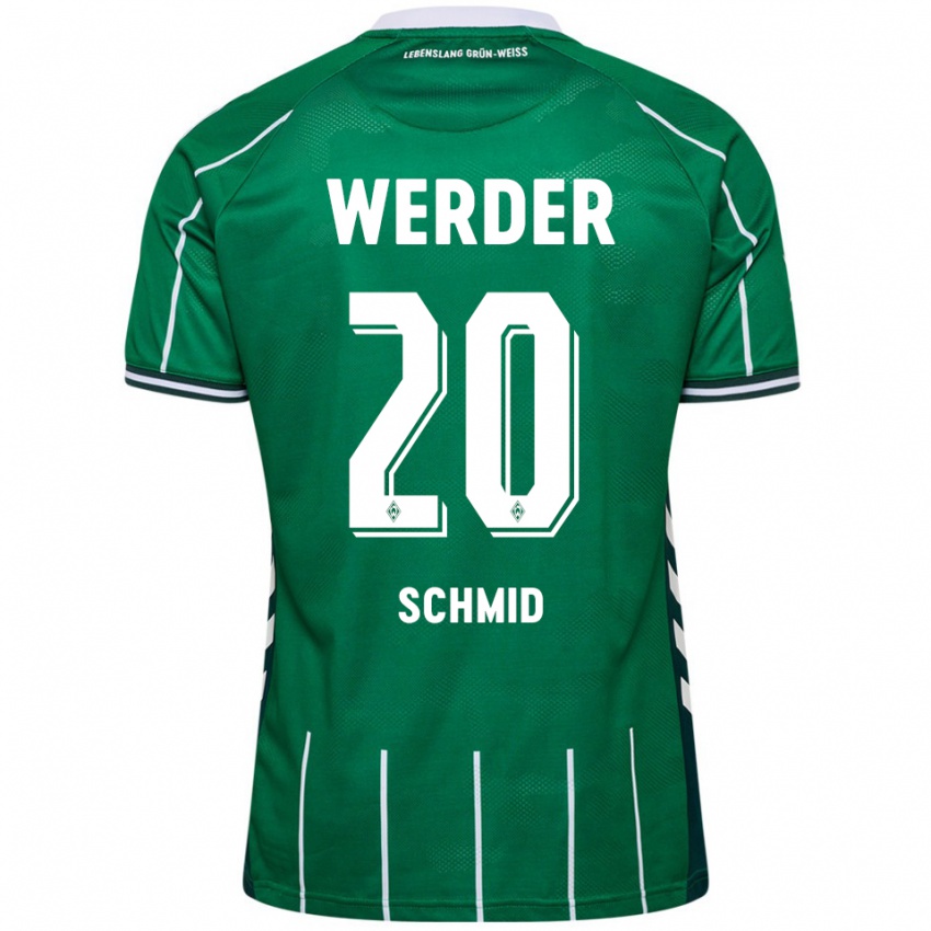 נשים רומאנו שמיד #20 ירוק לבן ג'רזי ביתית 2025/26 חולצה קצרה