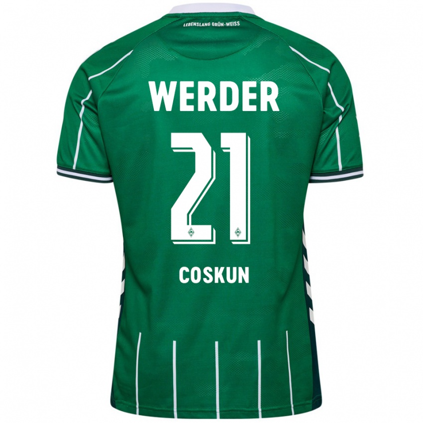 נשים בוראן-פיראט קוסקון #21 ירוק לבן ג'רזי ביתית 2025/26 חולצה קצרה