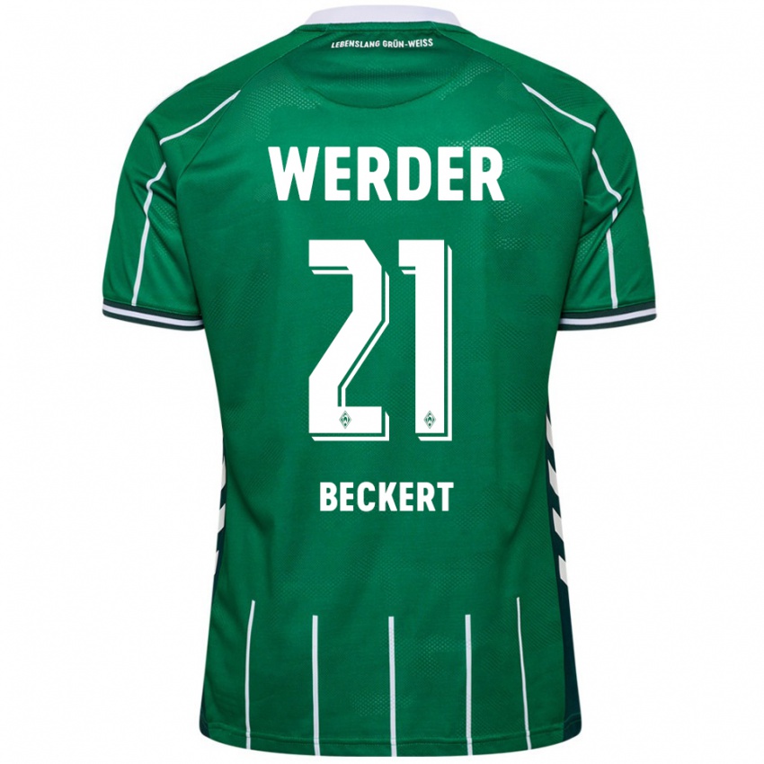 נשים ג׳ונת׳ן בקרט #21 ירוק לבן ג'רזי ביתית 2025/26 חולצה קצרה