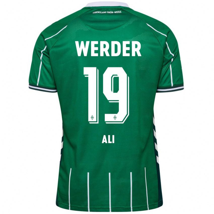 נשים רוק עלי #19 ירוק לבן ג'רזי ביתית 2025/26 חולצה קצרה