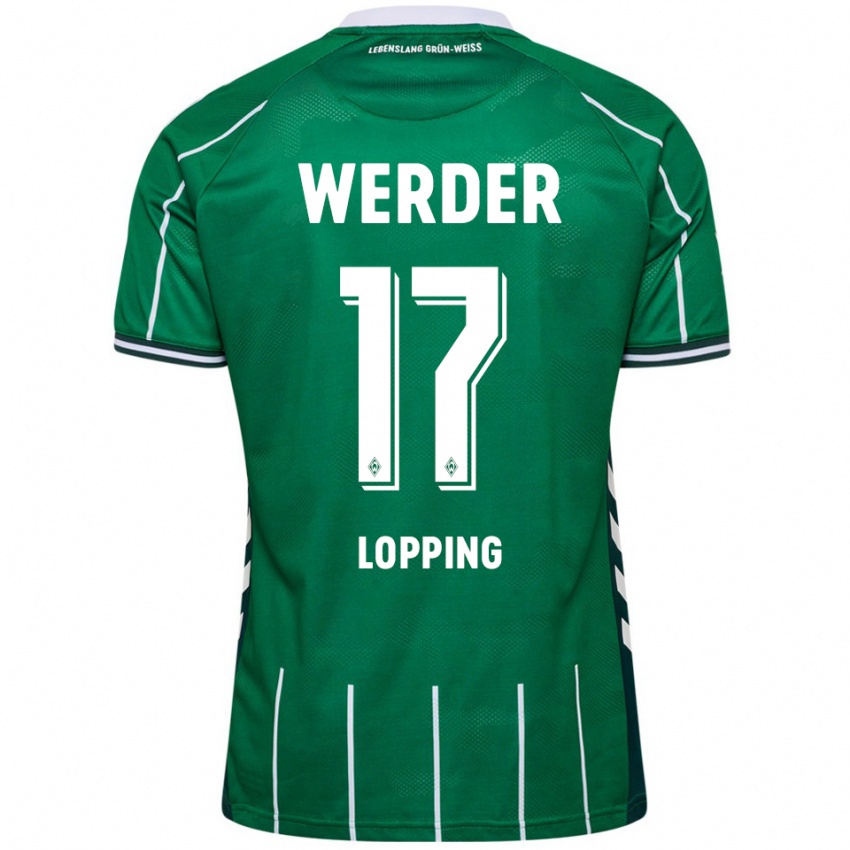 נשים יעקב לופינג #17 ירוק לבן ג'רזי ביתית 2025/26 חולצה קצרה