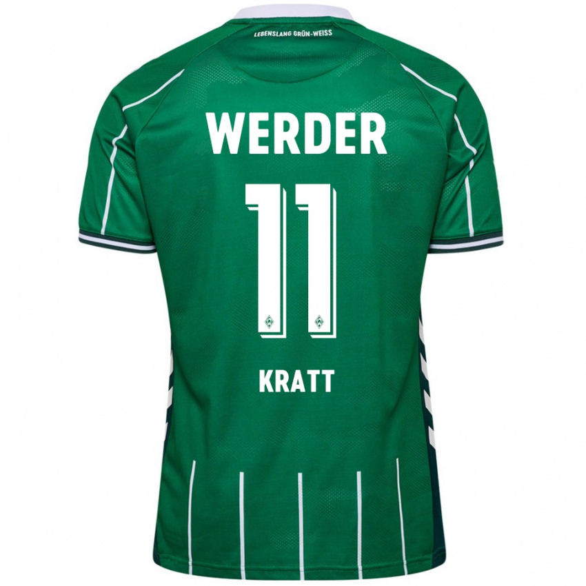 נשים רונאן קראט #11 ירוק לבן ג'רזי ביתית 2025/26 חולצה קצרה