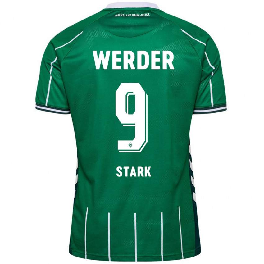 נשים Christian Stark #9 ירוק לבן ג'רזי ביתית 2025/26 חולצה קצרה