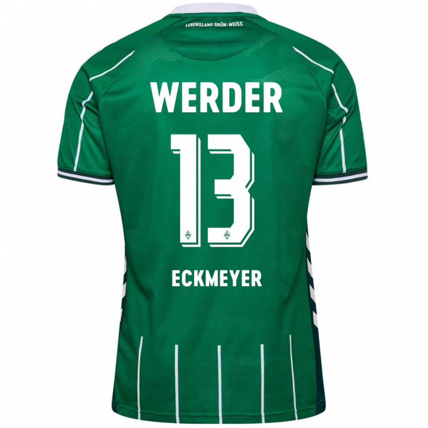 נשים טיארק אקמייר #13 ירוק לבן ג'רזי ביתית 2025/26 חולצה קצרה