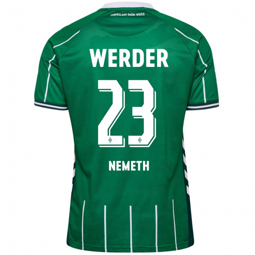 נשים האנה נמט #23 ירוק לבן ג'רזי ביתית 2025/26 חולצה קצרה