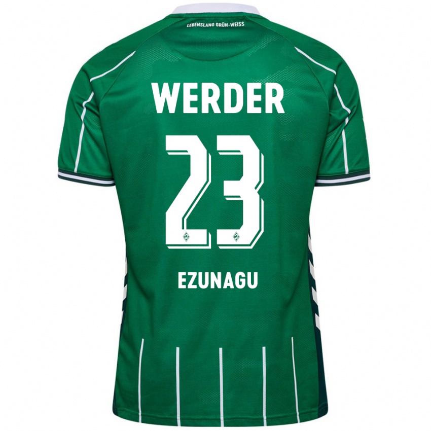 נשים Ike Ezunagu #23 ירוק לבן ג'רזי ביתית 2025/26 חולצה קצרה
