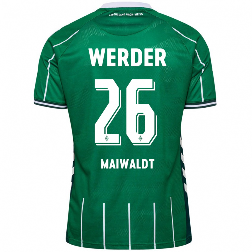 נשים יוליוס מאיוואלדט #26 ירוק לבן ג'רזי ביתית 2025/26 חולצה קצרה