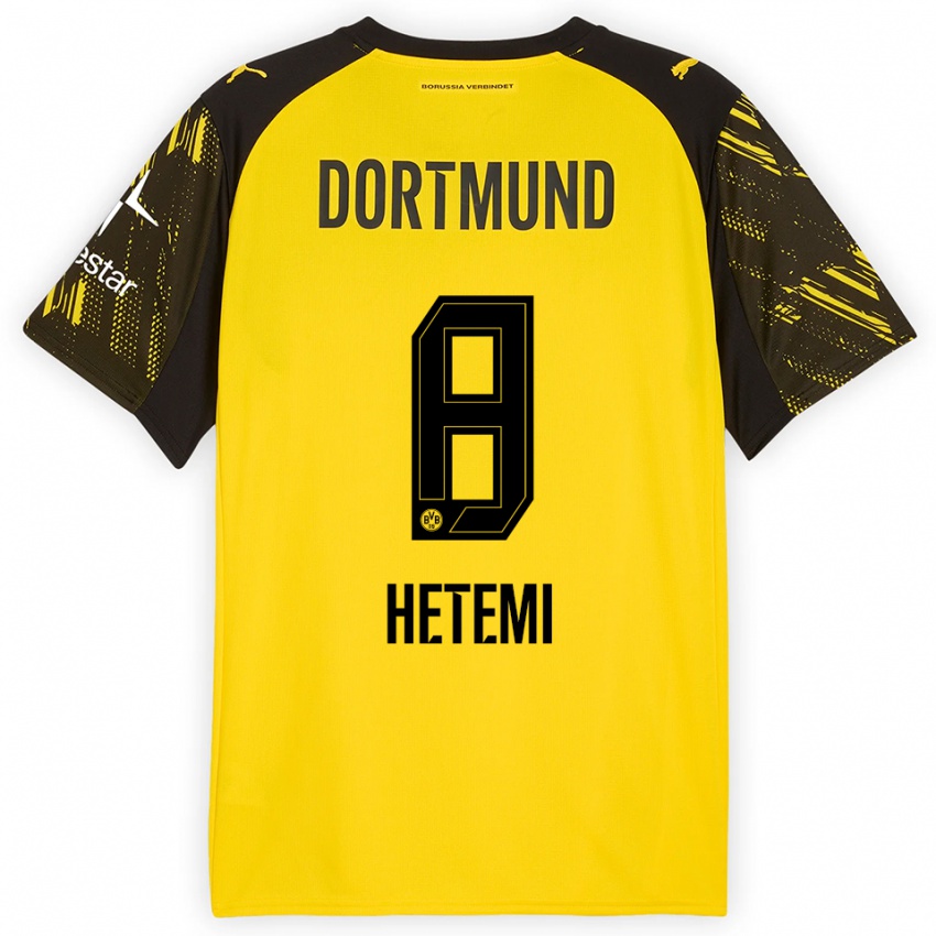 נשים רילינד הטאמי #8 צהוב שחור ג'רזי ביתית 2025/26 חולצה קצרה