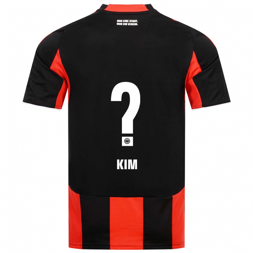 נשים Junhyung Kim #0 שחור אדום ג'רזי ביתית 2025/26 חולצה קצרה