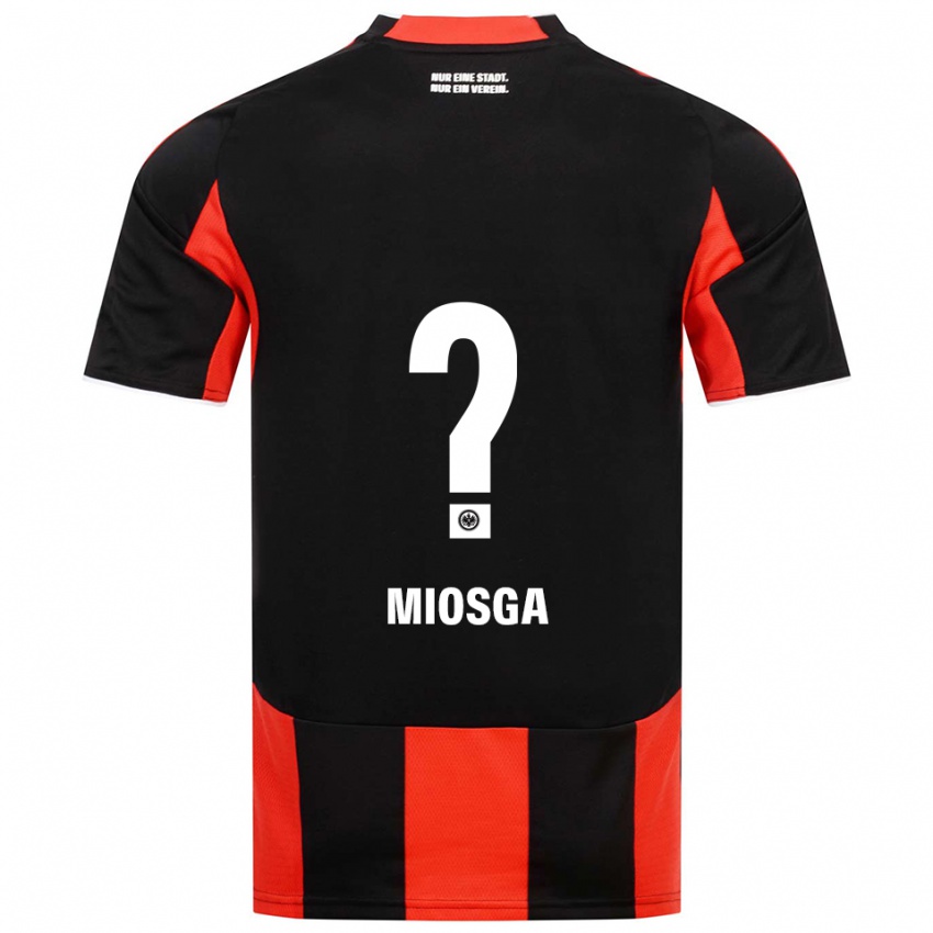 נשים Kimani Miosga #0 שחור אדום ג'רזי ביתית 2025/26 חולצה קצרה