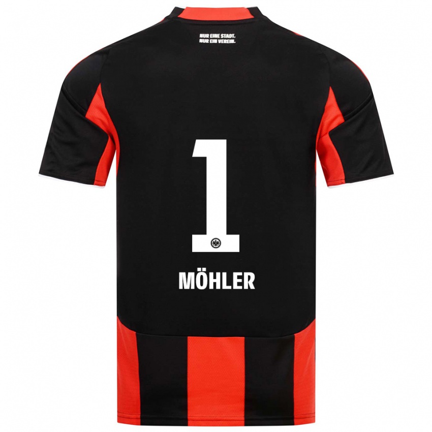 נשים Emil Möhler #1 שחור אדום ג'רזי ביתית 2025/26 חולצה קצרה
