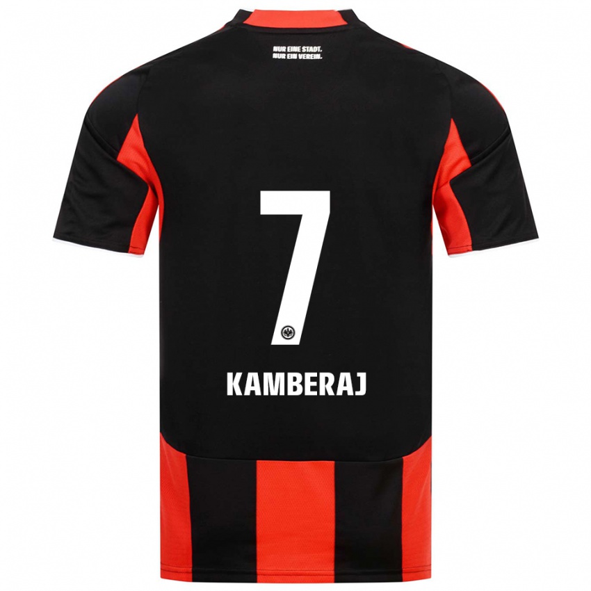 נשים דונארט קמבראג' #7 שחור אדום ג'רזי ביתית 2025/26 חולצה קצרה
